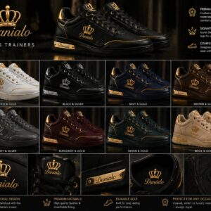 Danialo Luxurio Exclusico Vintage Mens Trainers