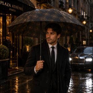 Danialo Luxurio Men's Umbrella | Foldable
