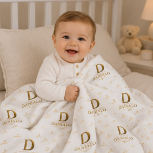 Danialo Luxurio Baby Boys Swaddle Blanket