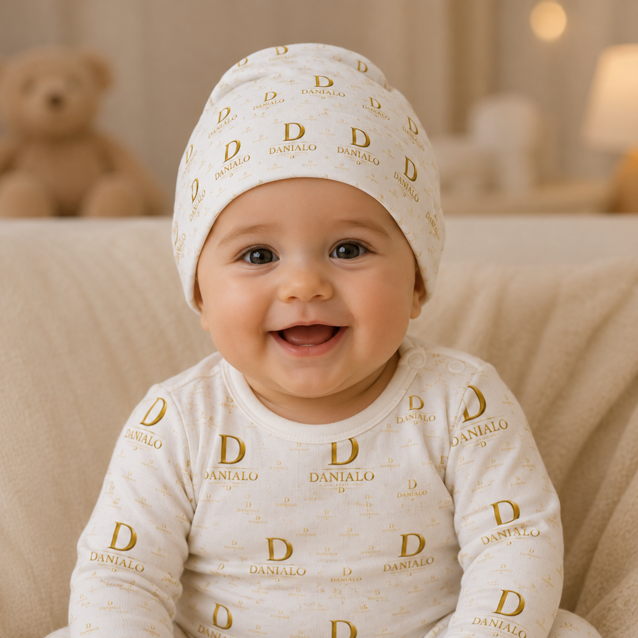 Danialo Luxurio Baby Boys Beanie
