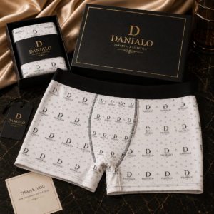 Danialo Signiteri Vintage White & Grey Boxers