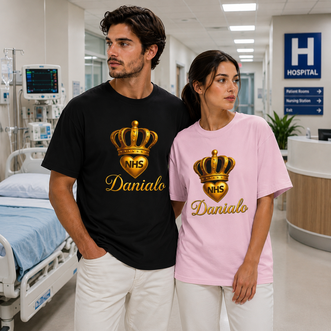 Danialo NHS Heart T-Shirt | Medical Staff Tribune