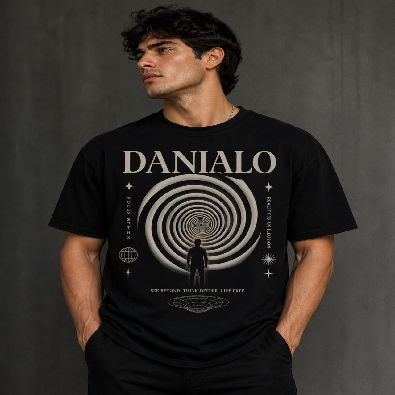 Danialo Luxurio Men's Street Wear T-Shirt