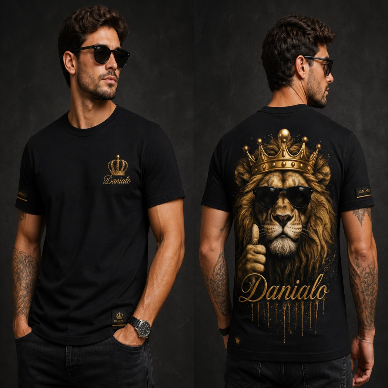 Danialo Luxurio Men's Street Wear T-Shirt