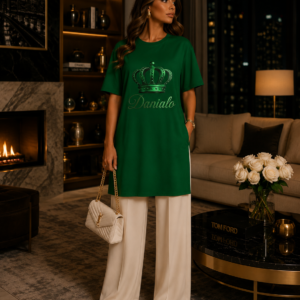 Danialo Elegenti Cotton T-Shirt Dress
