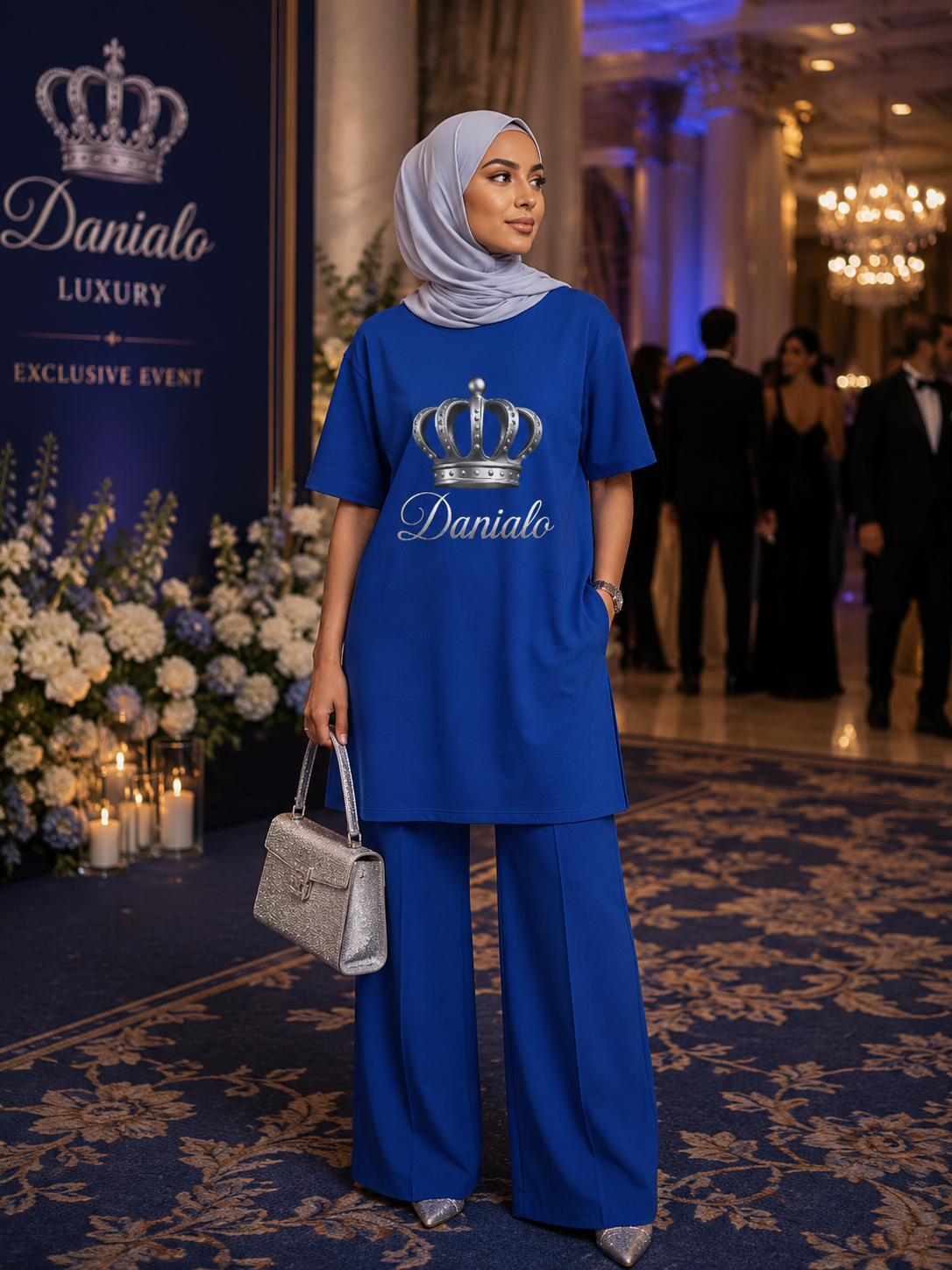 Danialo Elegenti Cotton T-Shirt Dress