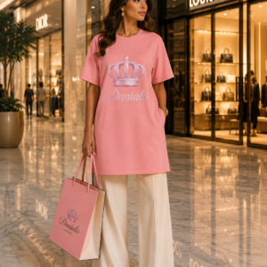 Danialo Elegenti Cotton T-Shirt Dress