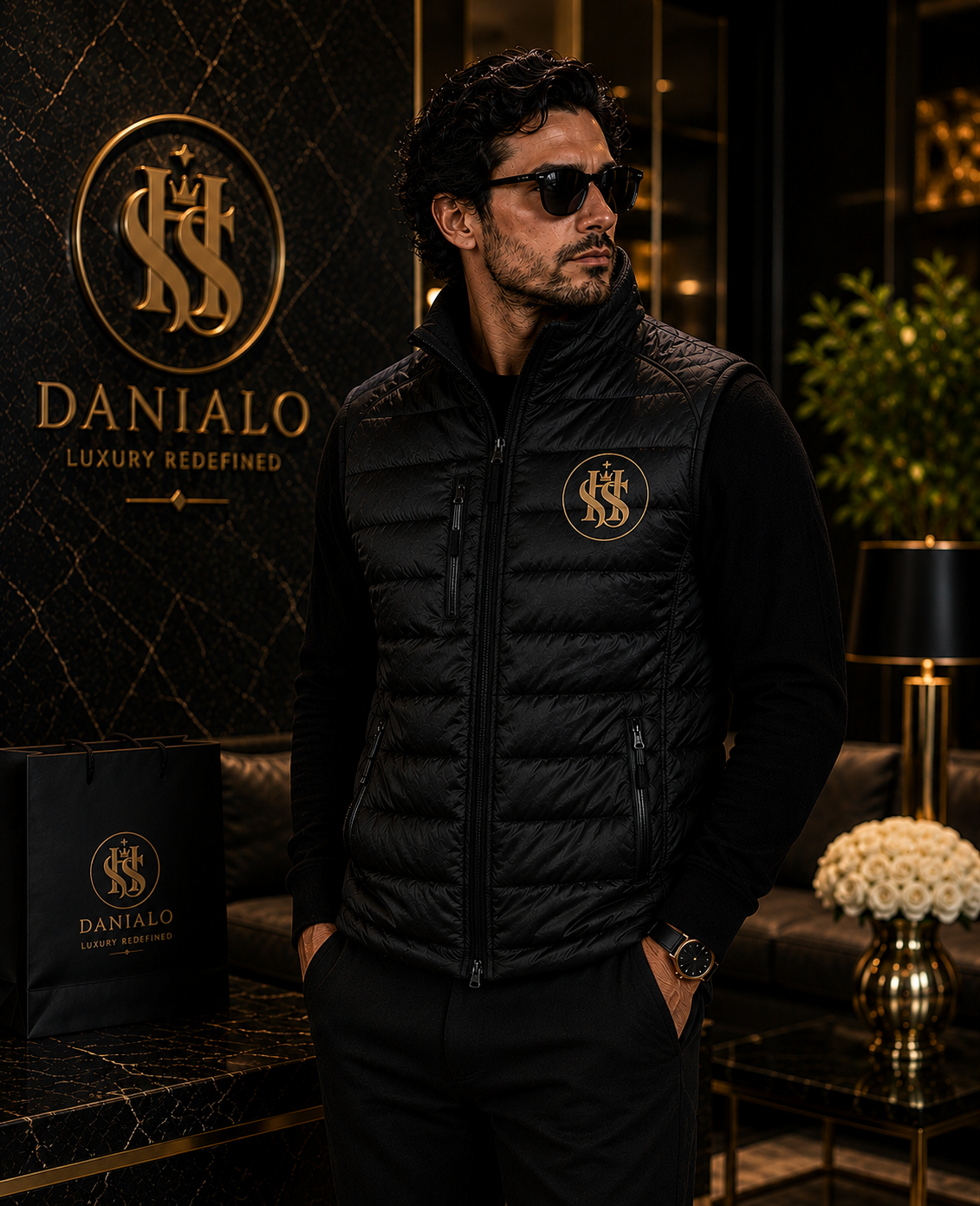 Danialo Luxurio HS Collection Men's Gillet