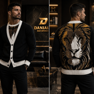 Danialo Luxurio Men's Knitted Cardigan