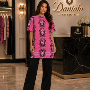 Danialo Elegenti Cotton T-Shirt Dress
