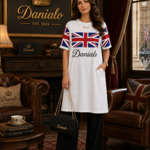 Danialo Elegenti Cotton T-Shirt Dress