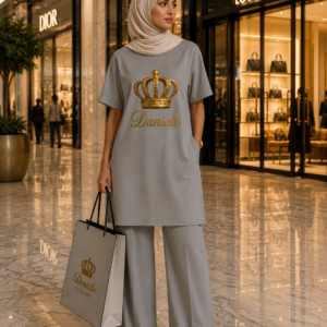 Danialo Elegenti Cotton T-Shirt Dress