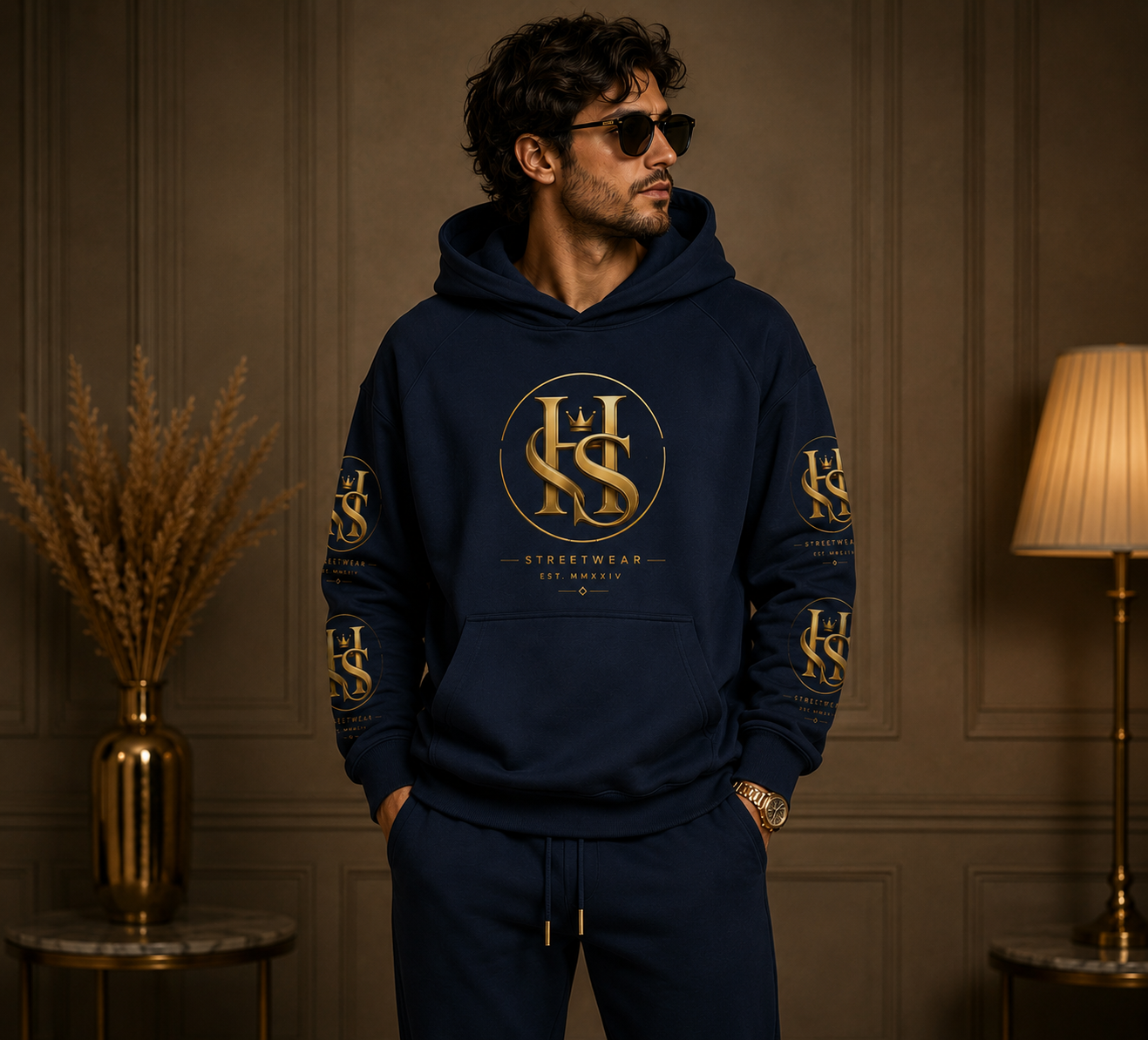 HS Danialo Luxurio Men's Super Heavy Weight Hoodie