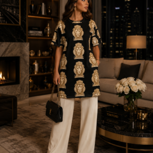 Danialo Elegenti Cotton T-Shirt Dress