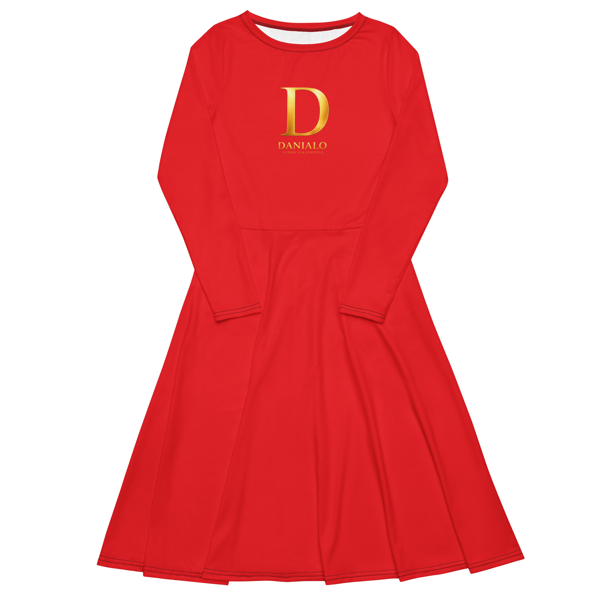Danialo Luxurio Women's Long Sleeve Midi Dress - Image 2