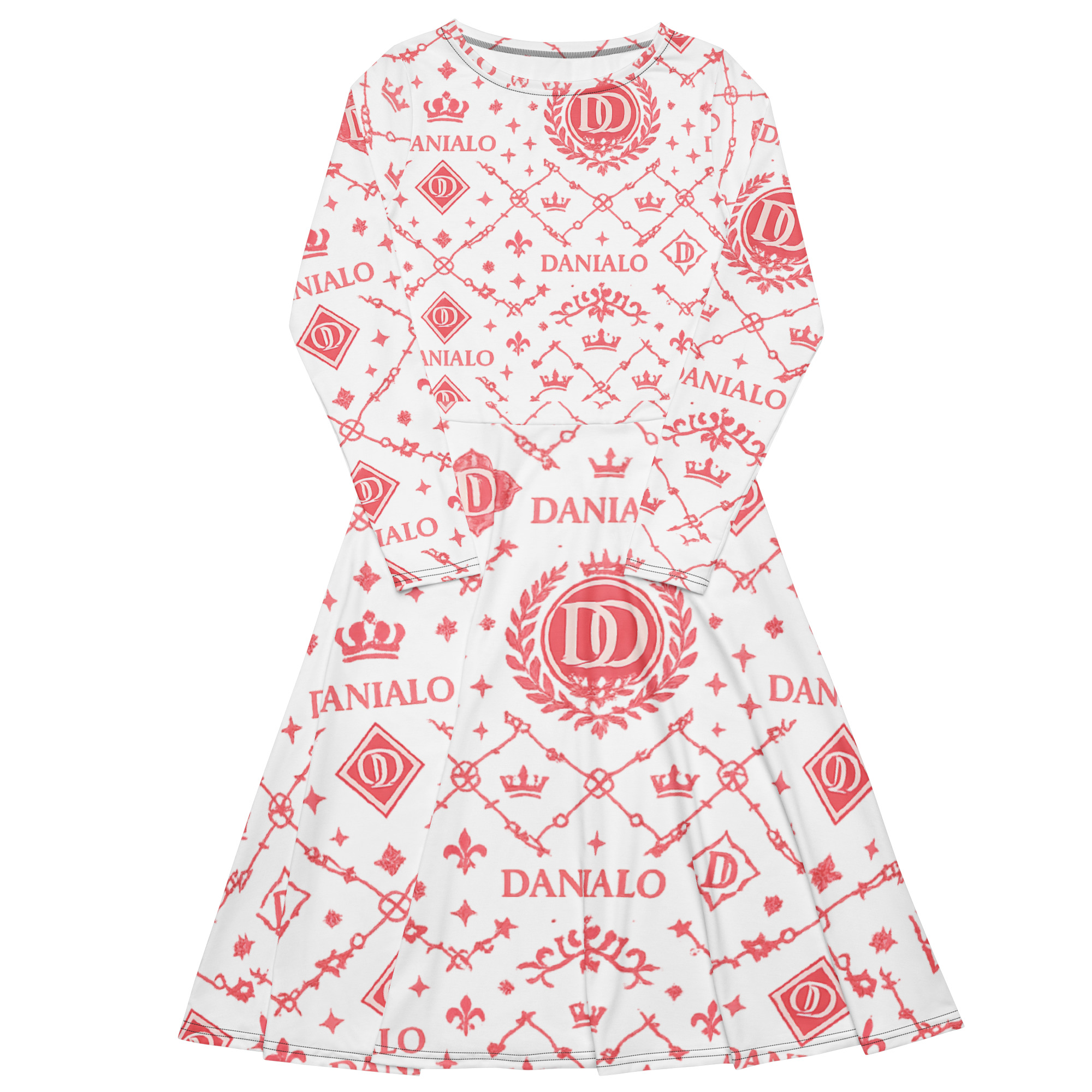 Danialo Luxurio Signiteri Women's Long Sleeve Midi Dress - Image 2