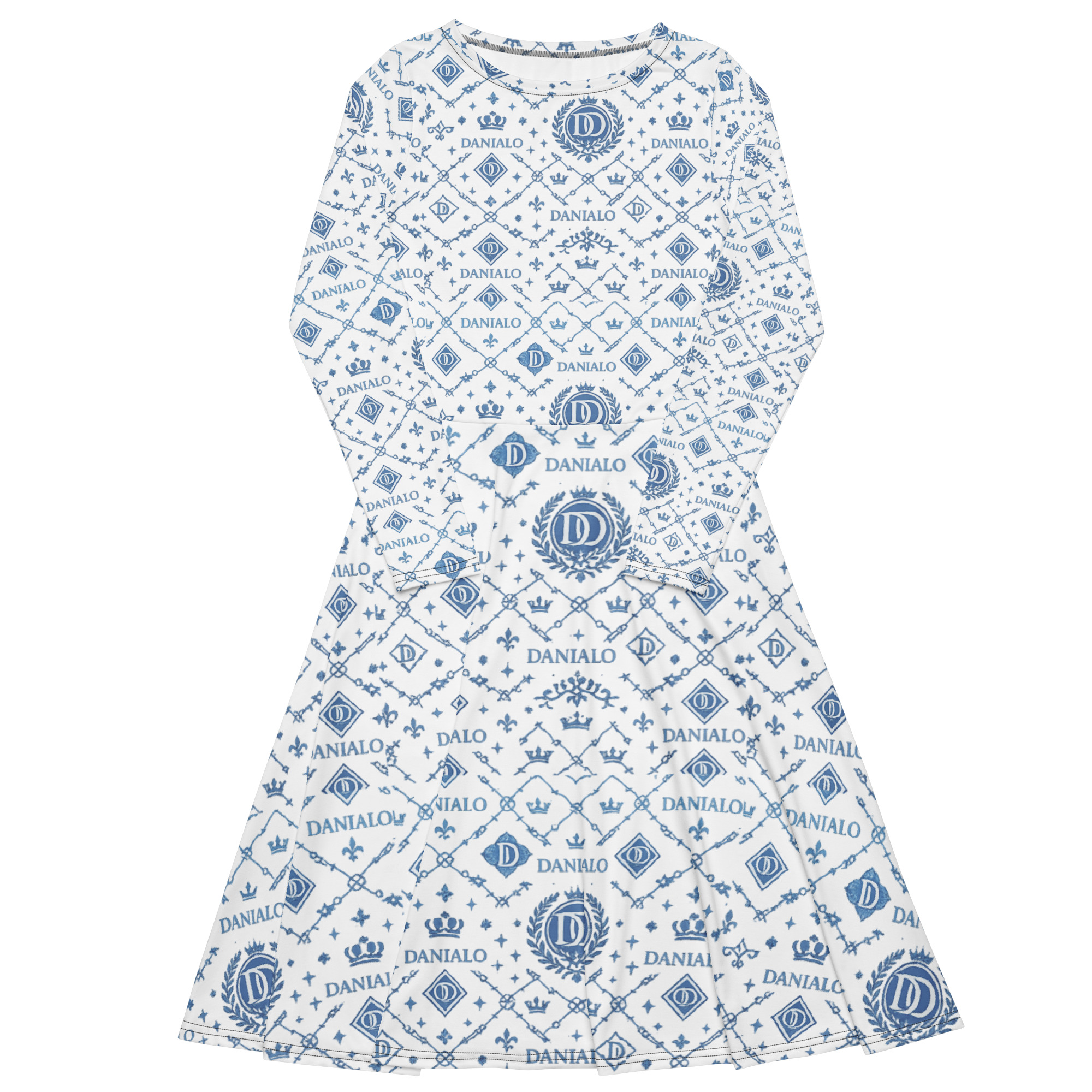 Danialo Luxurio Signiteri Women's Long Sleeve Midi Dress - Image 2