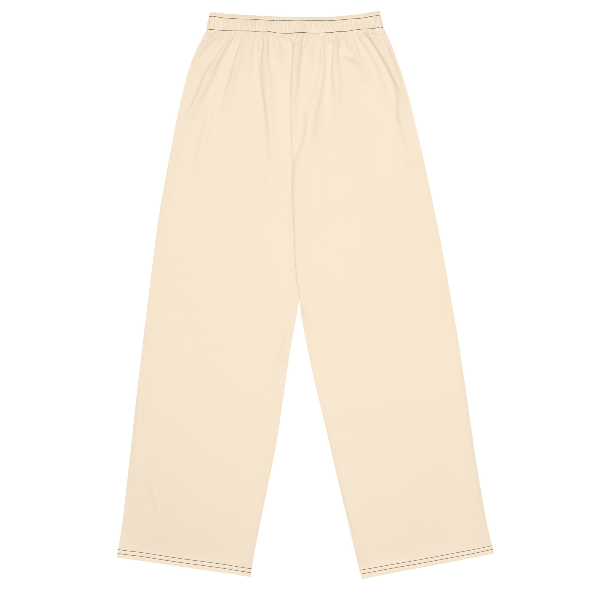 DanialoLuxurio Women's Cream Wide-Leg Pants - Image 2