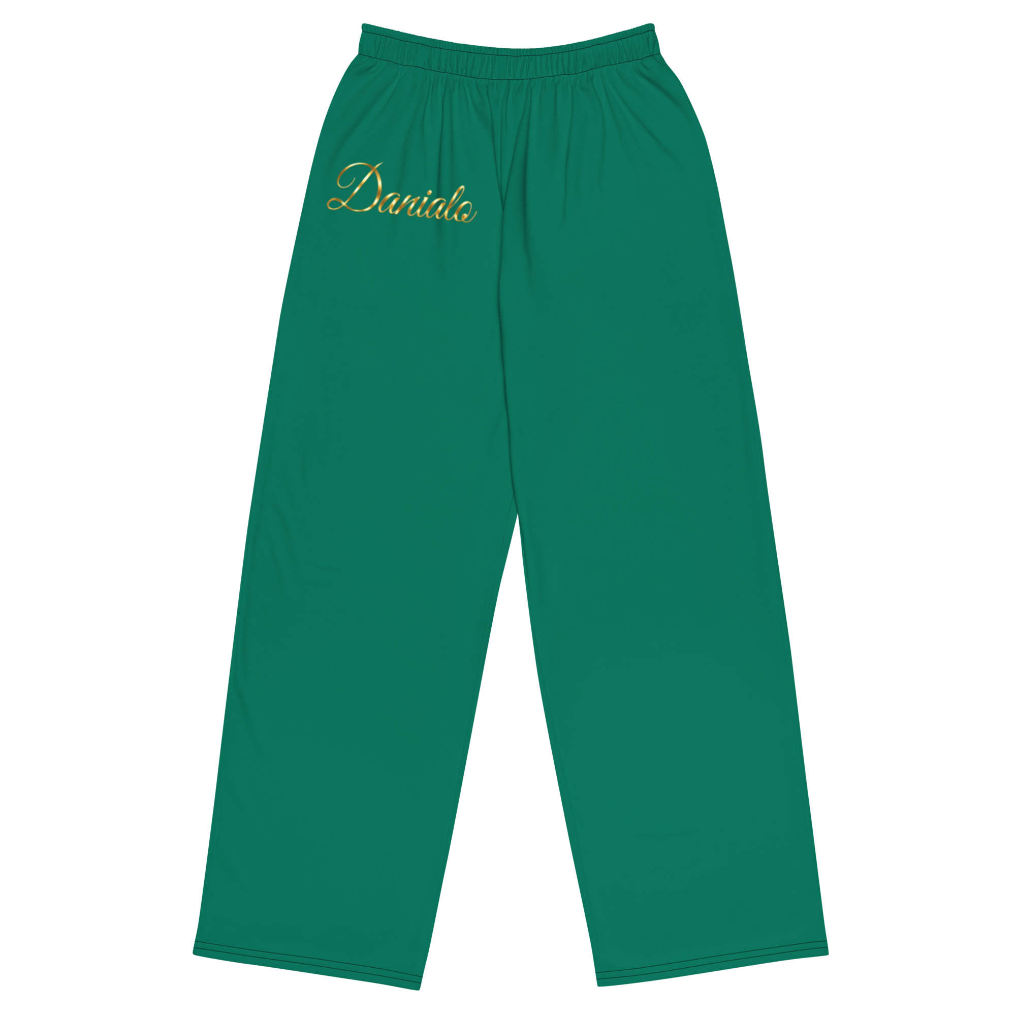 Danialo Luxurio Women's Green Wide-Leg Pants - Image 3