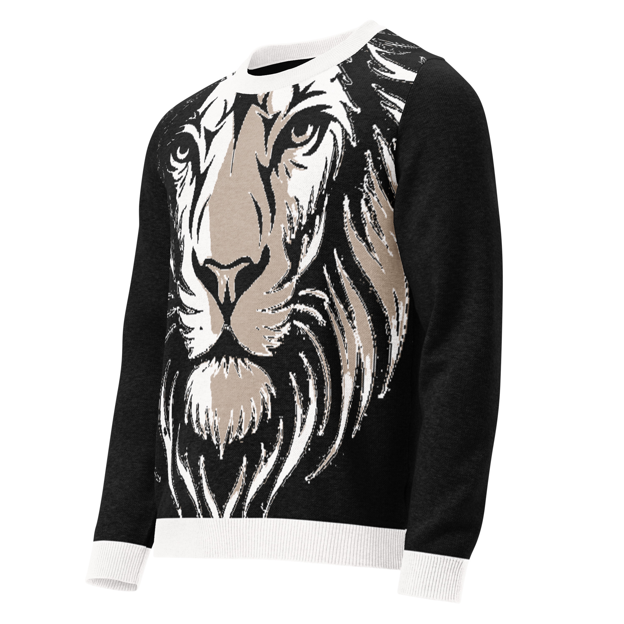 Danialo Luxurio Men's Knitted Crew Neck Sweater - Image 2