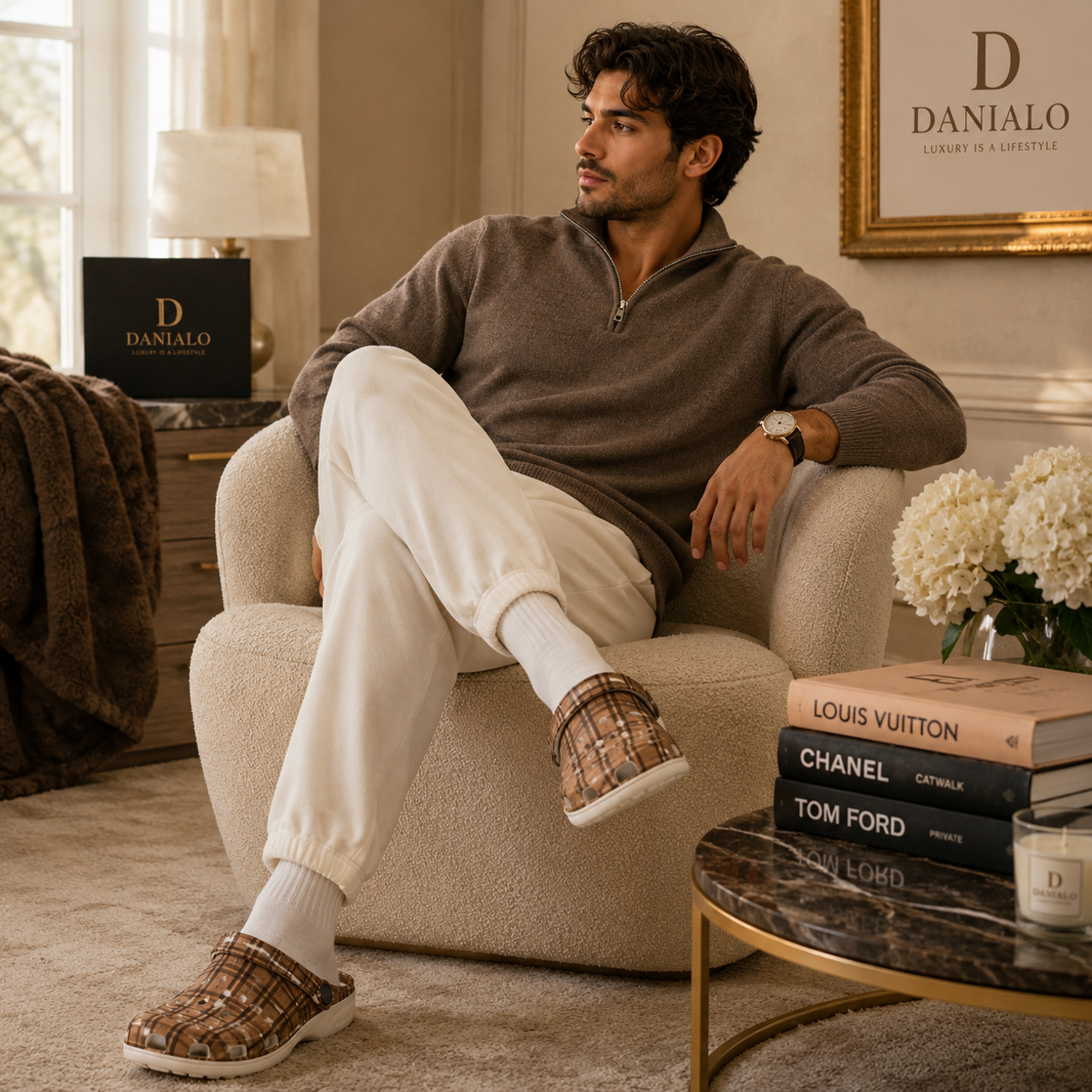 Danialo QS Collection Men's Elegenti Clogs