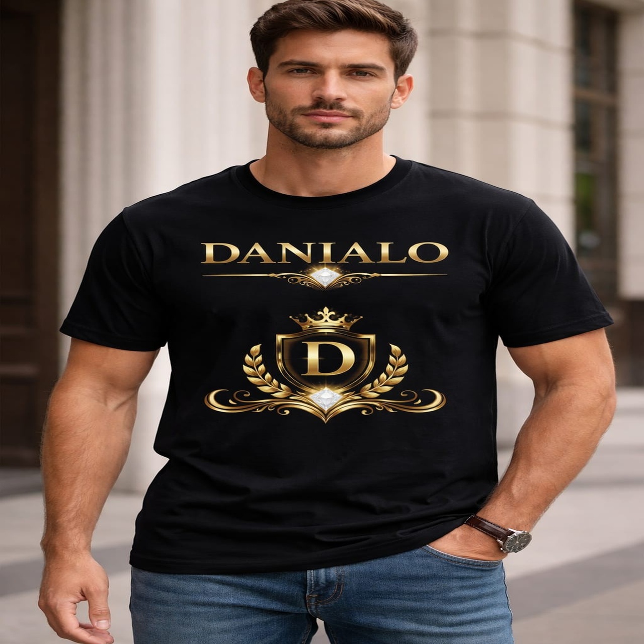 Danialo Luxurio Men's Street Wear T-Shirt