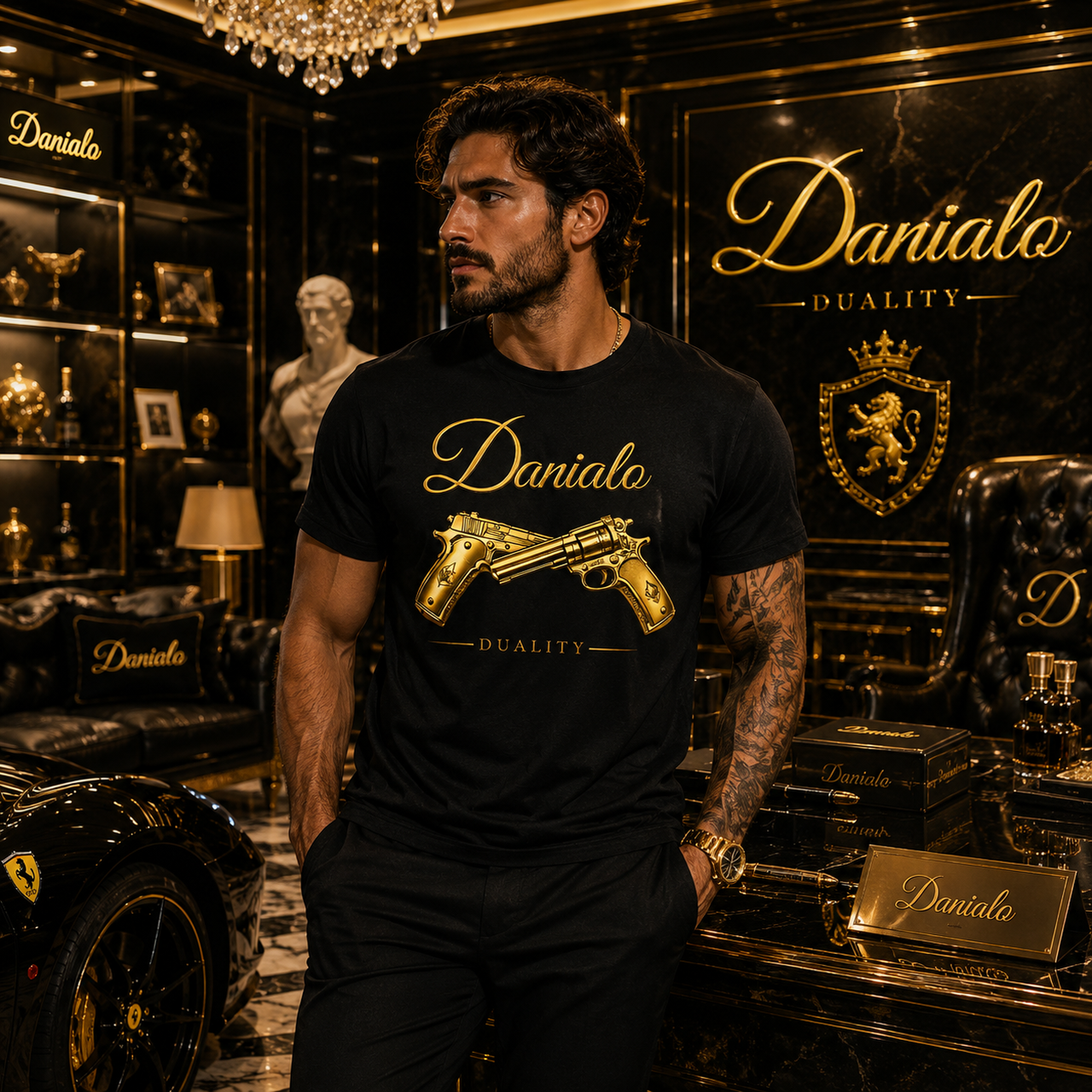 Danialo Men's Luxurio Premium T-Shirt
